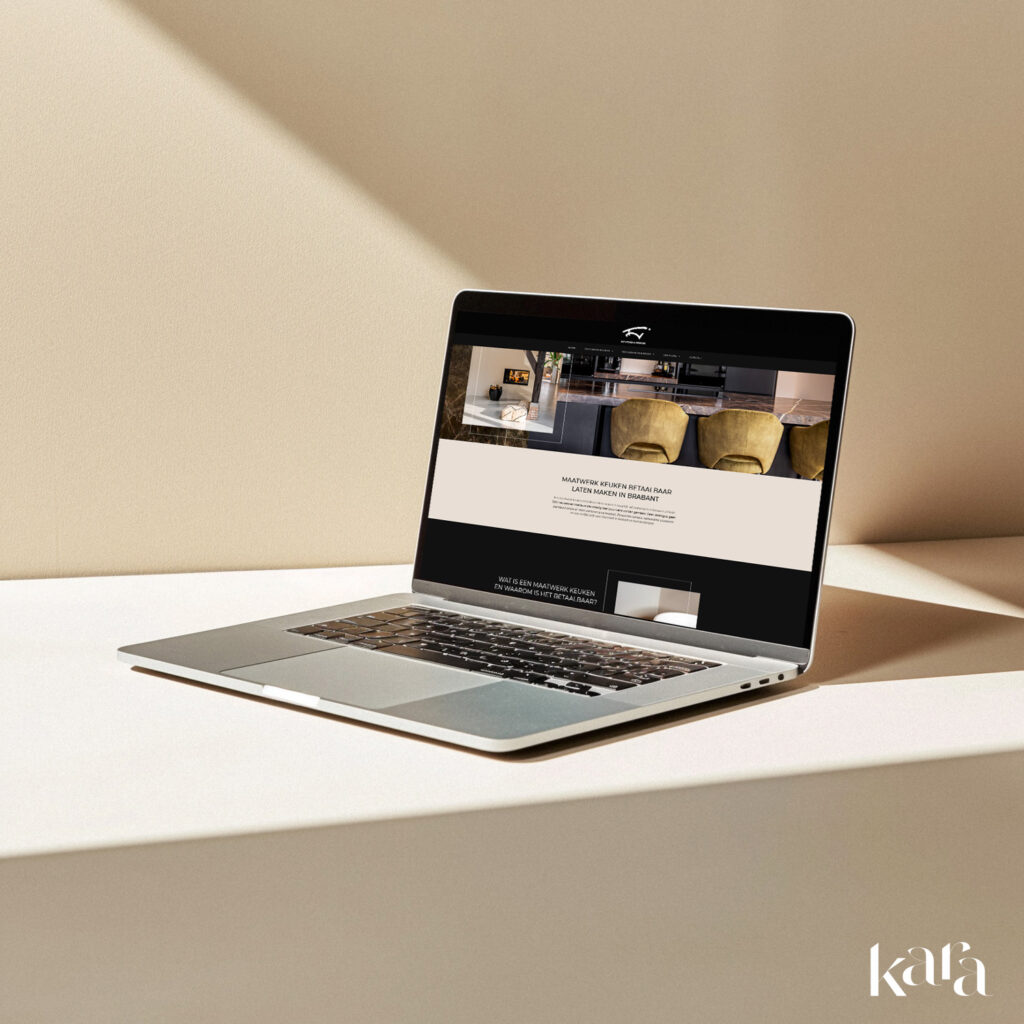 Brand design website ontwerp Kara Vrielink
